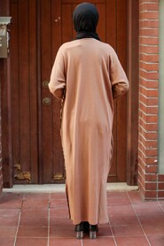 Biscuit Hijab Knitwear Dress 3051BS - 2
