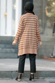 Biscuit Hijab Knitwear Tunic 33770BS - 2