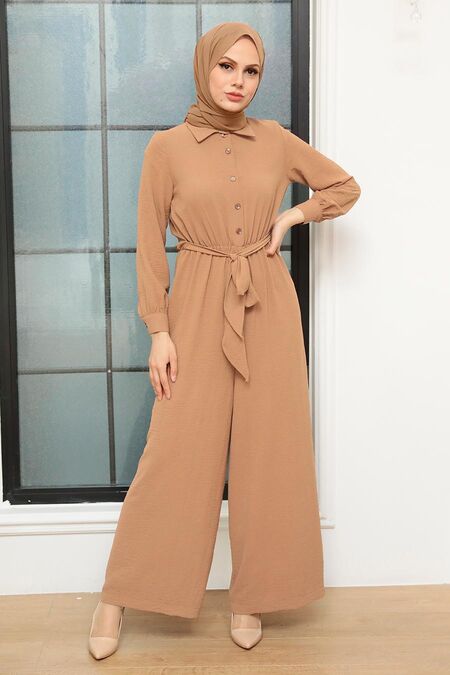 Biscuit Hijab Overalls 5703BS - NEVA STYLE