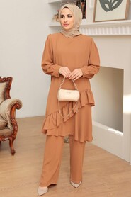 Biscuit Hijab Suit Dress 13101BS - 2