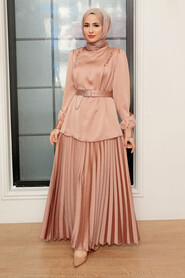 Biscuit Hijab Suit Dress 34621BS - 2