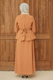 Biscuit Hijab Suit Dress 45680BS - 3