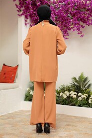 Biscuit Hijab Suit Dress 56835BS - 6