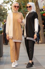 Biscuit Hijab Suit Dress 579BS - 3