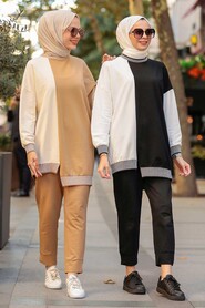 Biscuit Hijab Suit Dress 579BS - 5