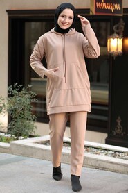 Biscuit Hijab Suit Dress 6902BS - 1