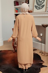 Biscuit Hijab Suit Dress 7686BS - 2