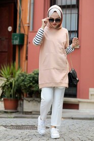 Biscuit Hijab Sweatshirt & Tunic 4212BS - 1