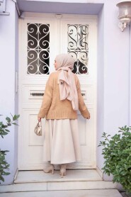 Biscuit Modest Knit Sweater Tunic 55551BS - 4