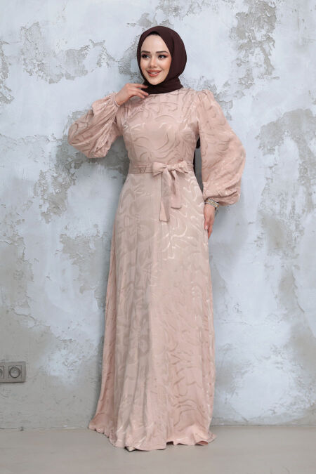 Biscuit Modest Prom Dress 23274BS - NEVA STYLE