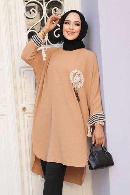 Biscuit Modest Top 651BS - NEVA STYLE