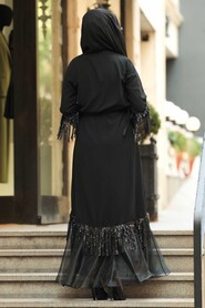Black Hijab Abaya Suit 9164S - 2