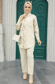 Black Hijab Double Suit 9032S - 2