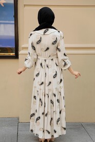 Black Hijab Dress 10302S - 3