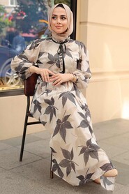 Black Hijab Dress 10405S - 2