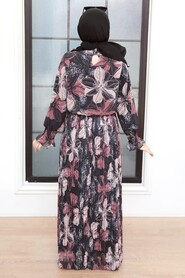 Black Hijab Dress 11791S - 2