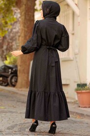 Black Hijab Dress 2267S - 2