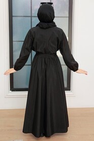 Black Hijab Dress 2289S - 2