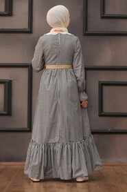 Black Hijab Dress 2711S - 2