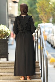 Black Hijab Dress 2742S - 2