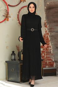 Black Hijab Dress 2751S - 2