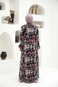 Black Hijab Dress 279014S - 2