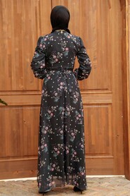 Black Hijab Dress 279026S - 2