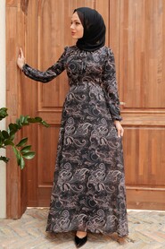 Black Hijab Dress 279031S - 1