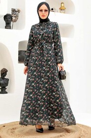 Black Hijab Dress 279041S - 1