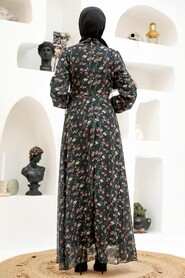 Black Hijab Dress 279041S - 2