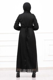 Black Hijab Dress 3042S - 2