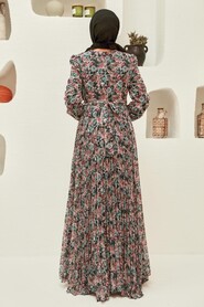 Black Hijab Dress 33235S - 2