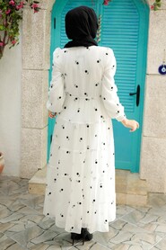 Black Hijab Dress 35722S - 2