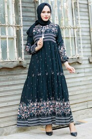 Black Hijab Dress 5191S - 1