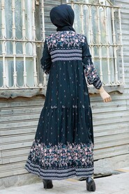 Black Hijab Dress 5191S - 2