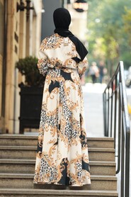 Black Hijab Dress 5349S - 2