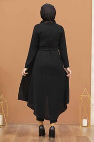 Black Hijab Dual Suit Dress 1400S - 2