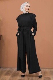 Black Hijab Dual Suit Dress 1471S - 2
