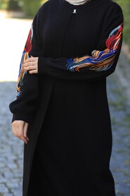 Black Hijab Dual Suit Dress 2200S - 3