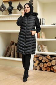 Black Hijab İnflatable Vest 1896S - 2