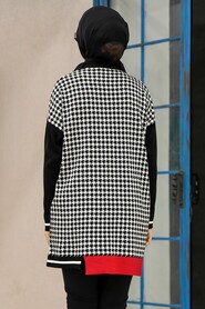 Black Hijab Knitwear Tunic 20152S - 5