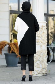Black Hijab Knitwear Tunic 2274S - 2