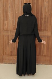 Black Hijab Overalls 51890S - 5