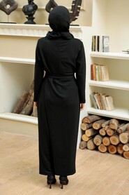 Black Hijab Overalls 5807S - 2