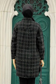 Black Hijab Shirt 12715S - 4