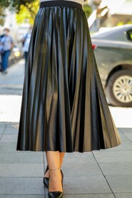 Black Hijab Skirt 12911S - 1