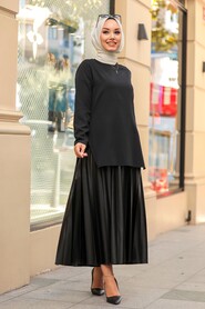 Black Hijab Suit 1298S - 2