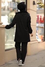 Black Hijab Suit 13023S - 3