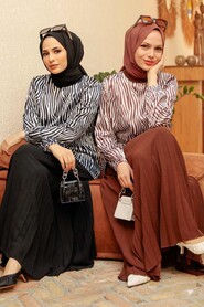 Black Hijab Suit Dress 1607S - 3