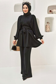 Black Hijab Suit Dress 20071S - 1